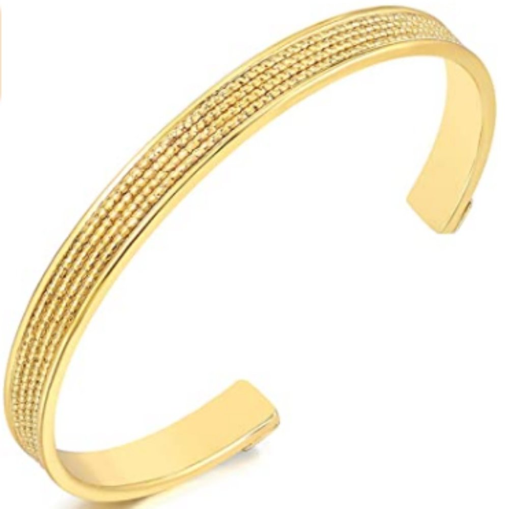 Ample Open Cuff Women's Bangle Bracelet